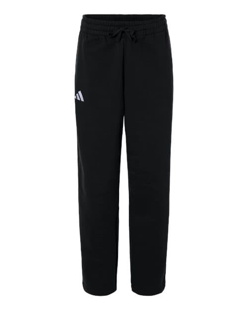 Women's Fleece Sweatpants — Black/ White