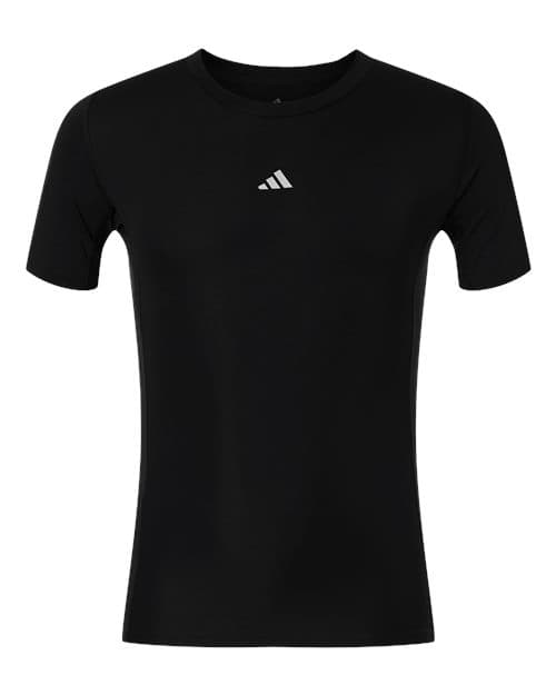 Men's Techfit Compression T-Shirt — Black