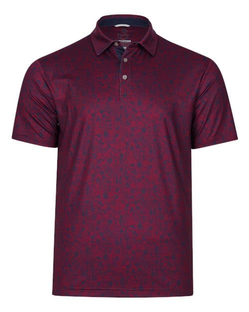 Men's Sunset Polo — Berry