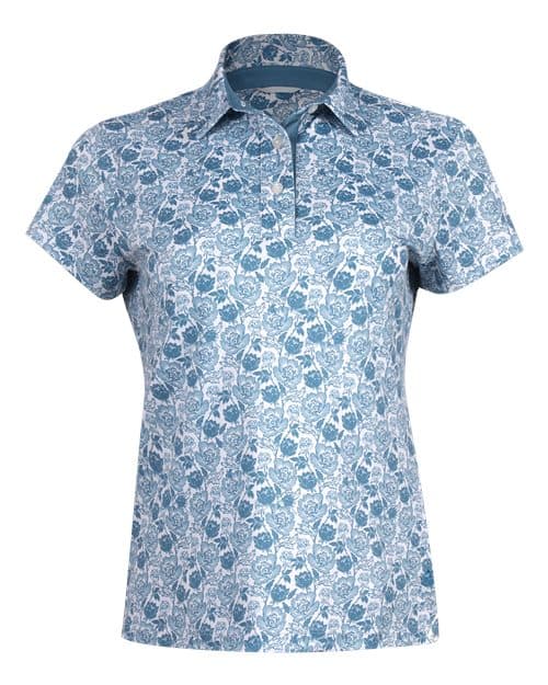 Women's Melissa Piqué Polo — Blue Shadow
