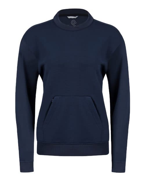 Women's Margaret Cross Neck Sweatshirt — Navy