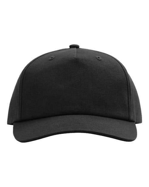 Five-Panel Gramps Cap — Black