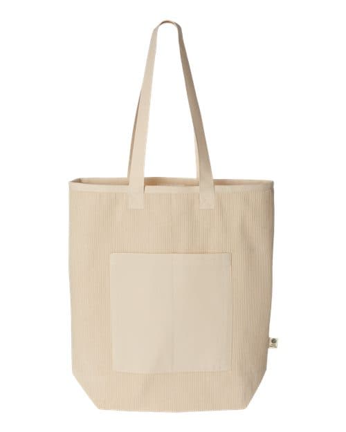 Cord To The Core Tote — Natural