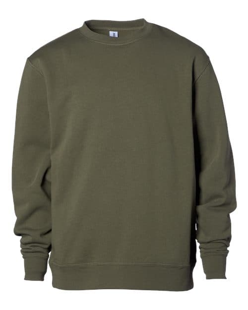 Youth Midweight Crewneck Sweatshirt — Army