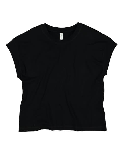 Women's Vintage Wash Tee — Washed Jet Black