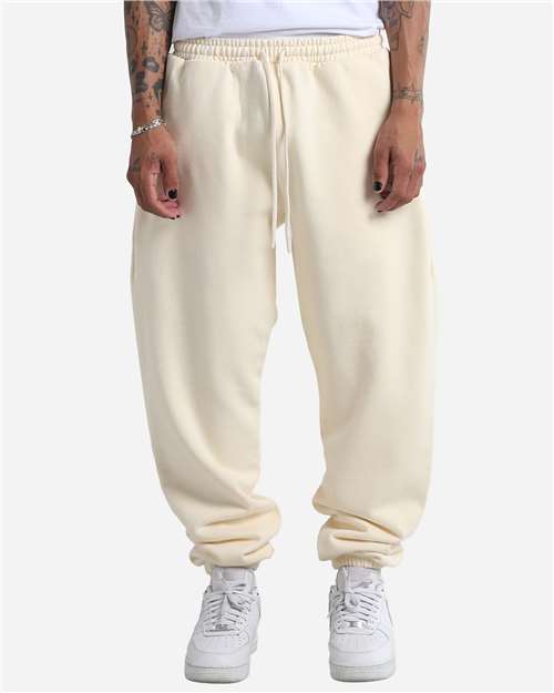 Unisex Max Heavy Garment-Dyed Sweatpants — Cream