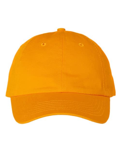Bio-Washed Classic Dad Hat — Gold