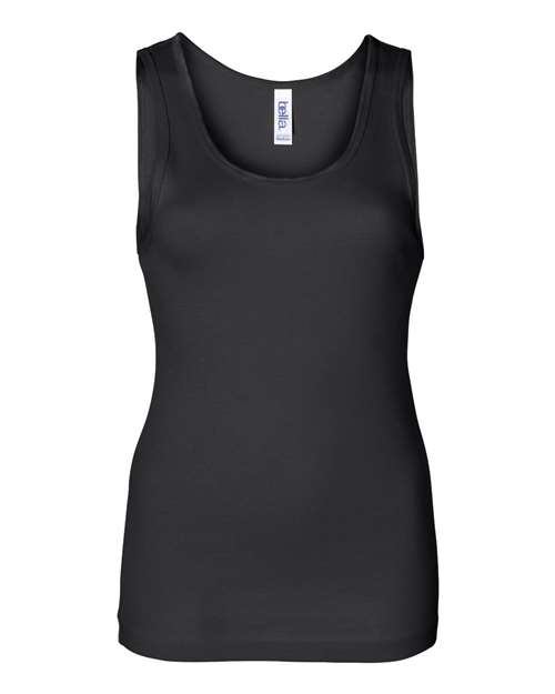Women's Baby Rib Tank — Black