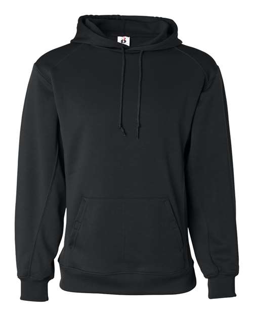 Men's Performance Fleece Hooded Sweatshirt — Black