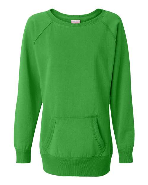 Women's Open Neck Tunic — Lime