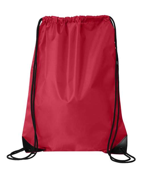 Value Drawstring Backpack — Red
