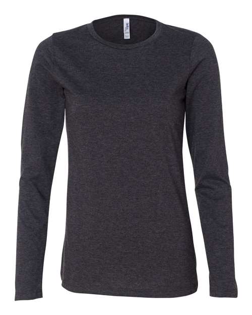 Women’s Relaxed Jersey Long Sleeve Tee — Dark Grey Heather