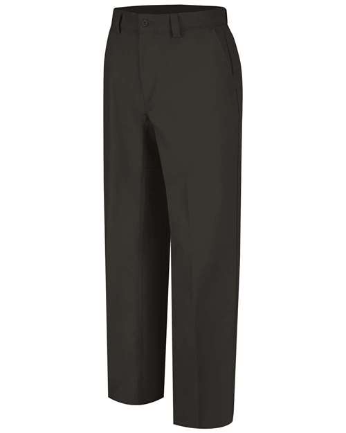 Men's Plain Front Work Pants — Black - 30I