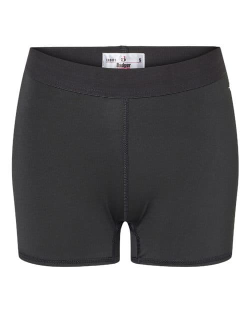 Women’s 3" Pro-Compression Shorts — Black