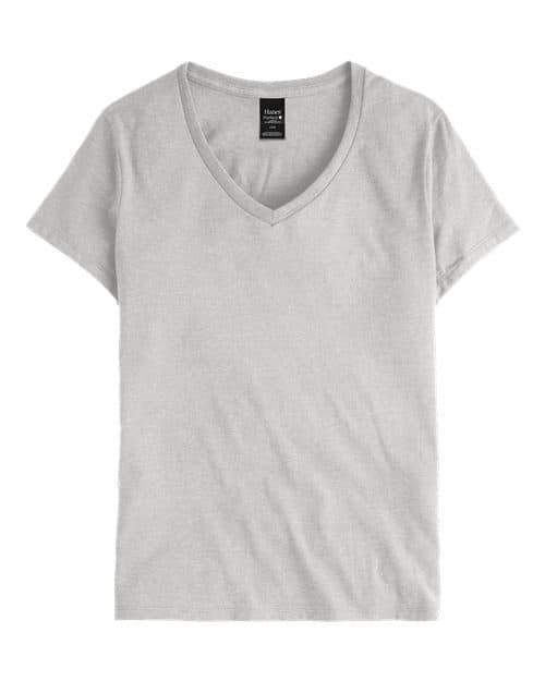 Women's Perfect-T V-Neck T-Shirt — Ash