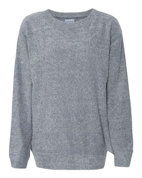 Women’s Cozy Crewneck Pullover — Denim