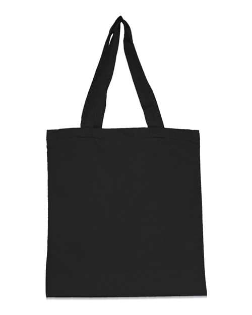 Amy Cotton Canvas Tote — Black