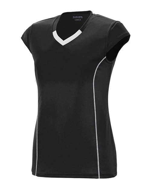 Girls' Blash Jersey — Black/ White