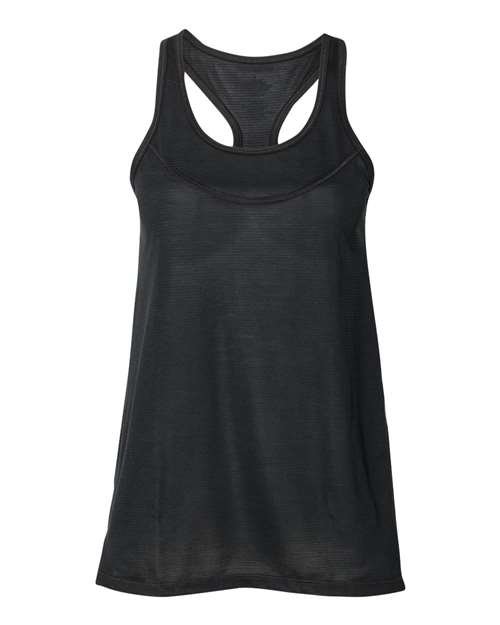 Women's Tiger Slub Racerback Tank Top — Black