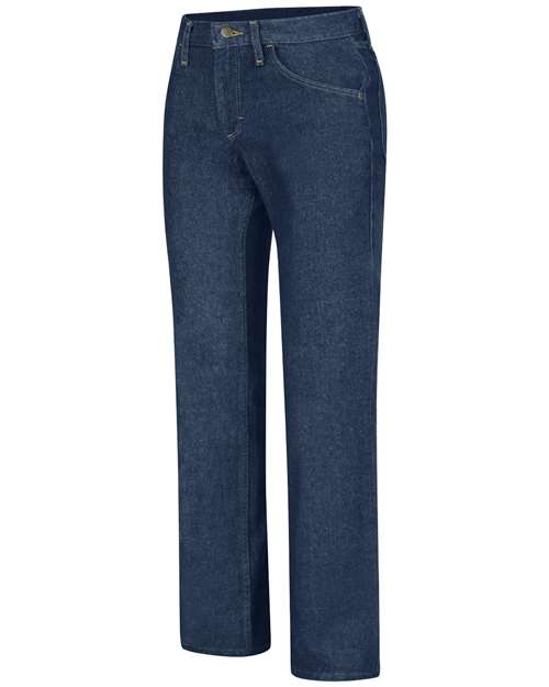 Women's Straight Fit Jeans — Prewashed Indigo - Unhemmed
