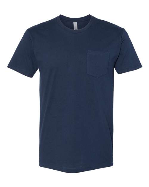 Unisex Cotton Pocket T-Shirt — Midnight Navy