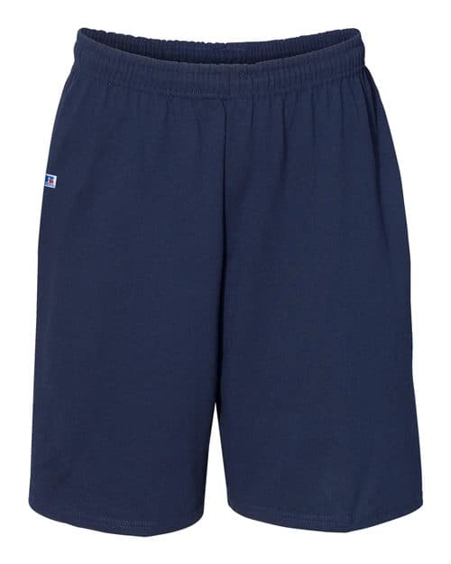 Men's Cotton Classic Jersey Shorts with Pockets — Navy