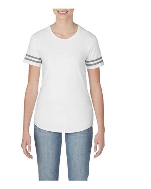 Women’s Victory T-Shirt — White/ Graphite Heather