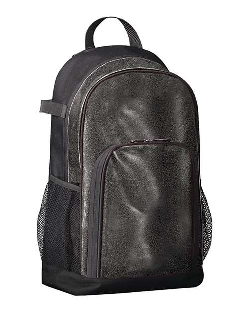 All Out Glitter Backpack — Black Glitter/ Black