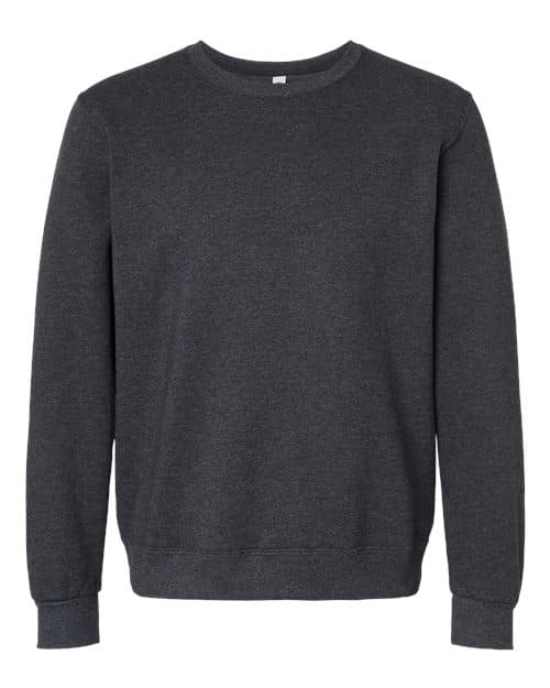 Unisex Eco™ Premium Blend Ring-Spun Crewneck Sweatshirt — Black Ink Heather