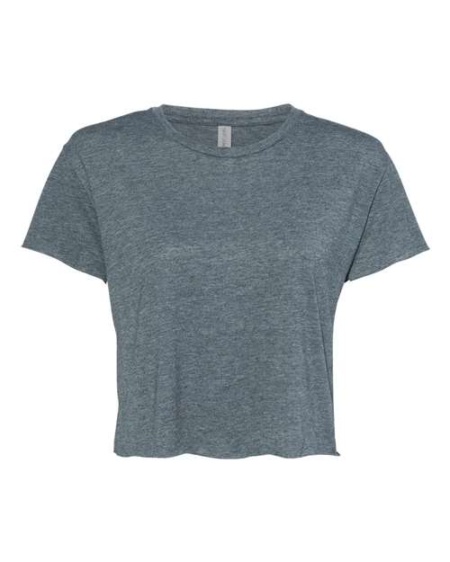 Women's Festival Crop Top — Antique Denim