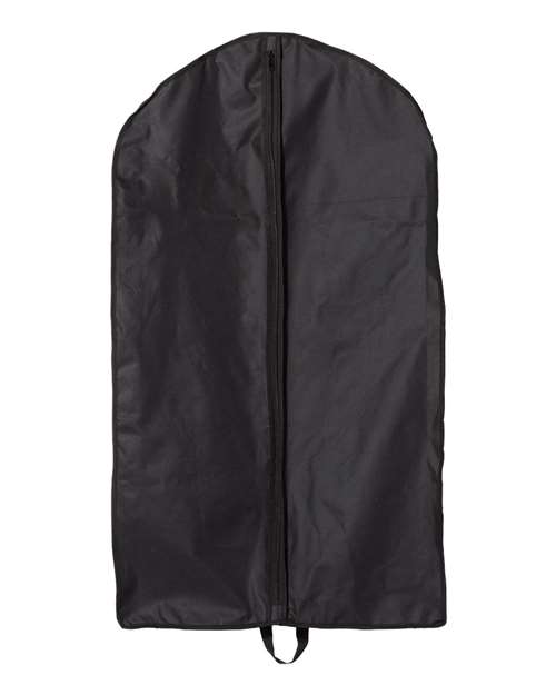 Gusseted Garment Bag — Black