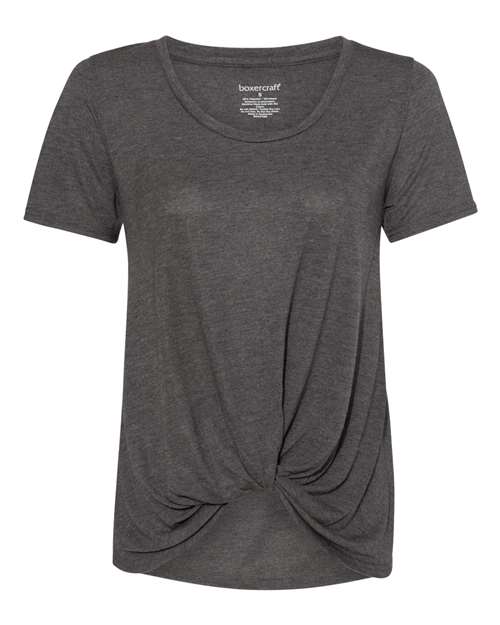 Women's Twisted T-Shirt — Charcoal