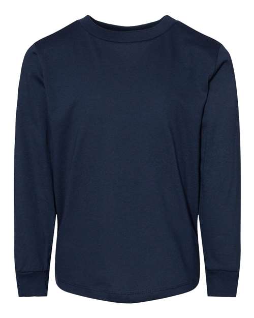 Toddler Jersey Long Sleeve Tee — Navy