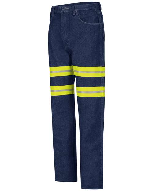 Men's Enhanced Visibility Relaxed Fit Jeans — Prewashed Indigo - Unhemmed