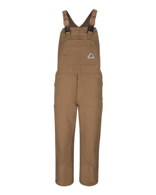 Men's Knee Zip Bib Coverall — Brown Duck - 34I