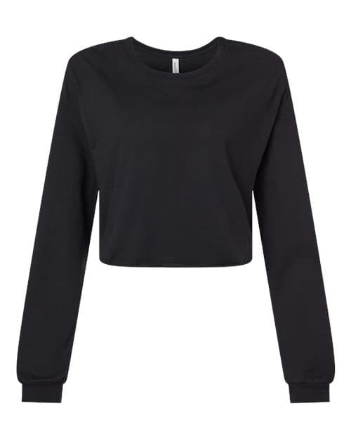 Women's FWD Fashion Crop Long Sleeve Tee — Black