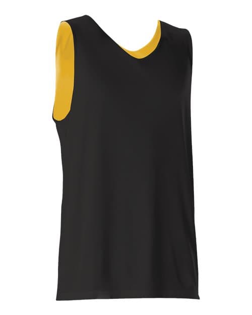Youth Reversible Tank — Black/ Gold