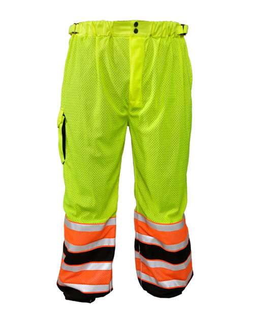 Men's Premium Brilliant Series® Ultimate Reflective Mesh Pants — Lime