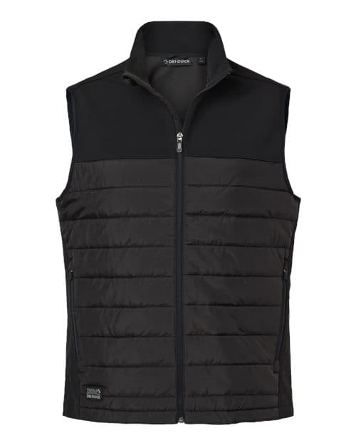 Men's Summit Soft Shell Puffer Vest — Black