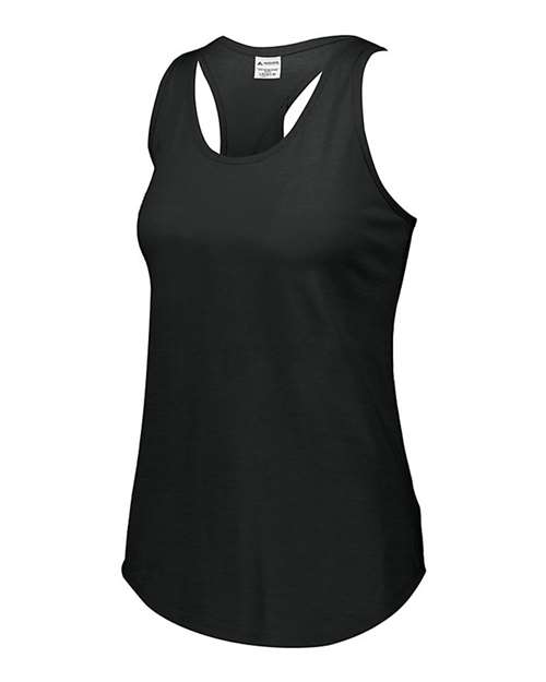 Women's Lux Triblend Tank Top — Black Heather