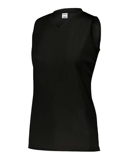 Girls' Sleeveless Wicking Attain Jersey — Black