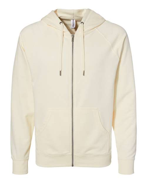 Unisex Icon Lightweight Loopback Terry Full-Zip Hooded Sweatshirt
