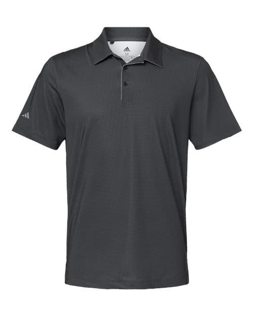 Men's Ultimate365 Diamond Dot Print Polo — Black/ White/ Grey Three