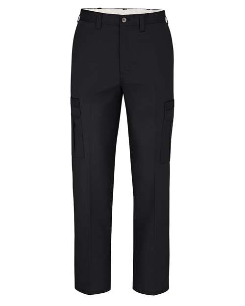 Men's Extended Sizes Premium Industrial Cargo Pants — Black - 37 Unhemmed