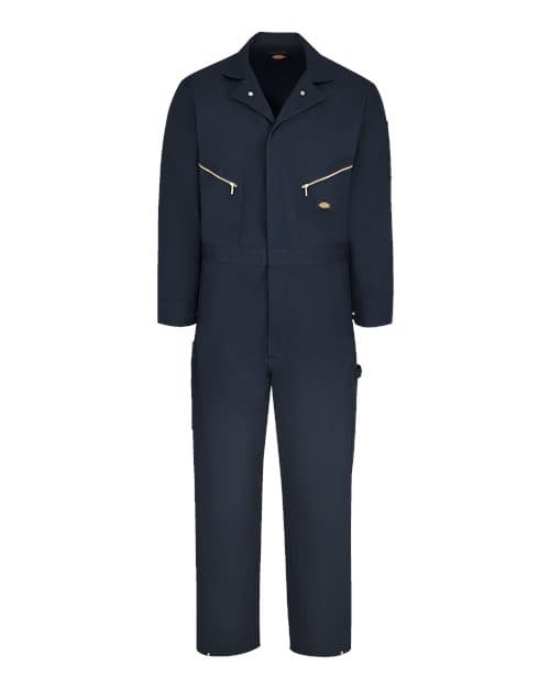 Men's Tall Deluxe Long Sleeve Cotton Coverall — Dark Navy