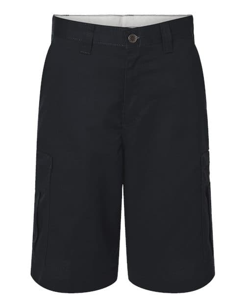 Men's Extended Sizes Premium 11" Industrial Cargo Shorts — Black