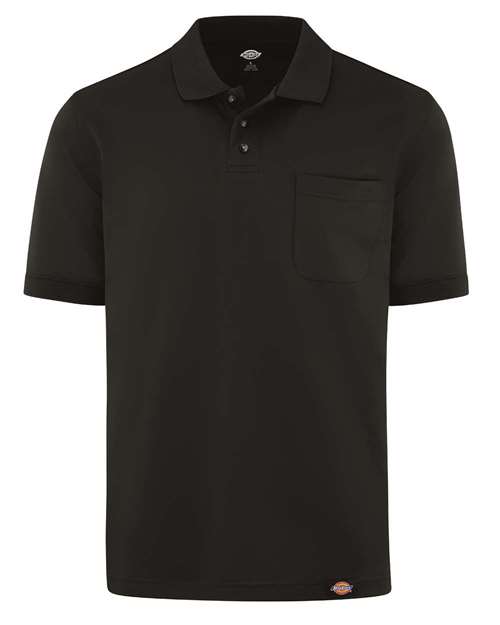 Men's Performance Short Sleeve Work Shirt With Pocket — Black
