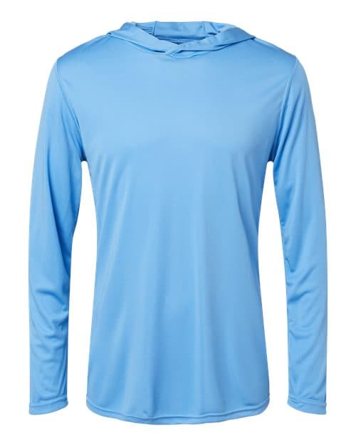 Men's Momentum Hooded Long Sleeve T-Shirt — Columbia Blue