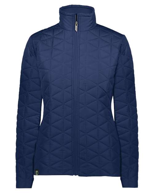 Women's Repreve® Eco Quilted Jacket — Navy