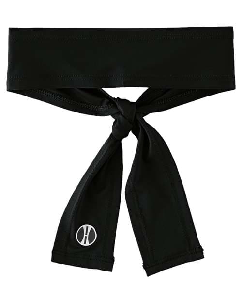 Zoom Tie Headband — Black